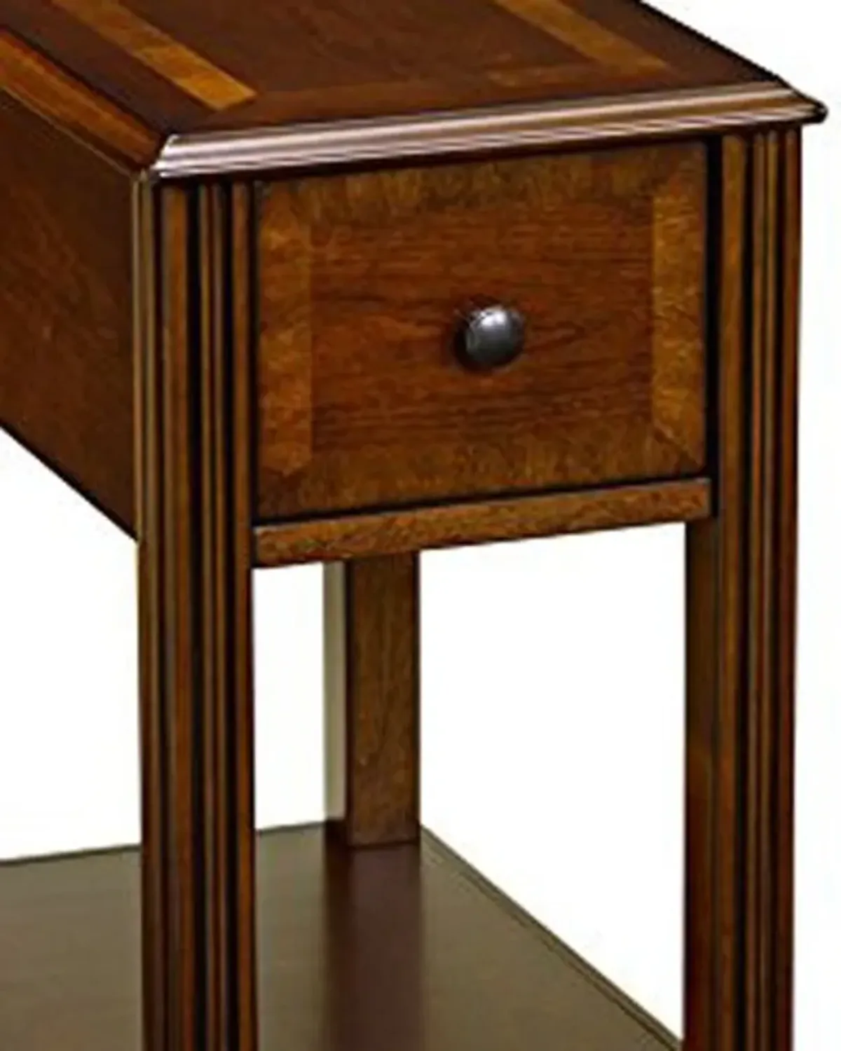 Signature Design by Ashley Breegin New Traditional Wooden Chair Side End Table, Brown