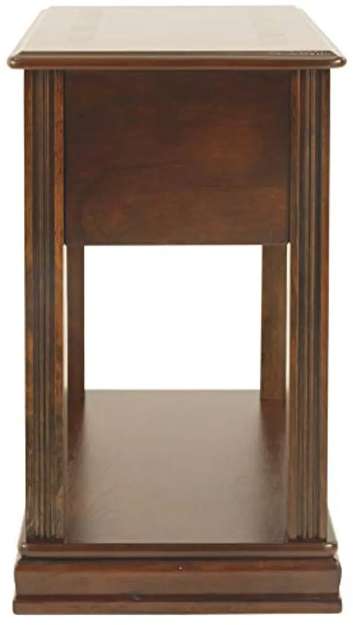 Signature Design by Ashley Breegin New Traditional Wooden Chair Side End Table, Brown