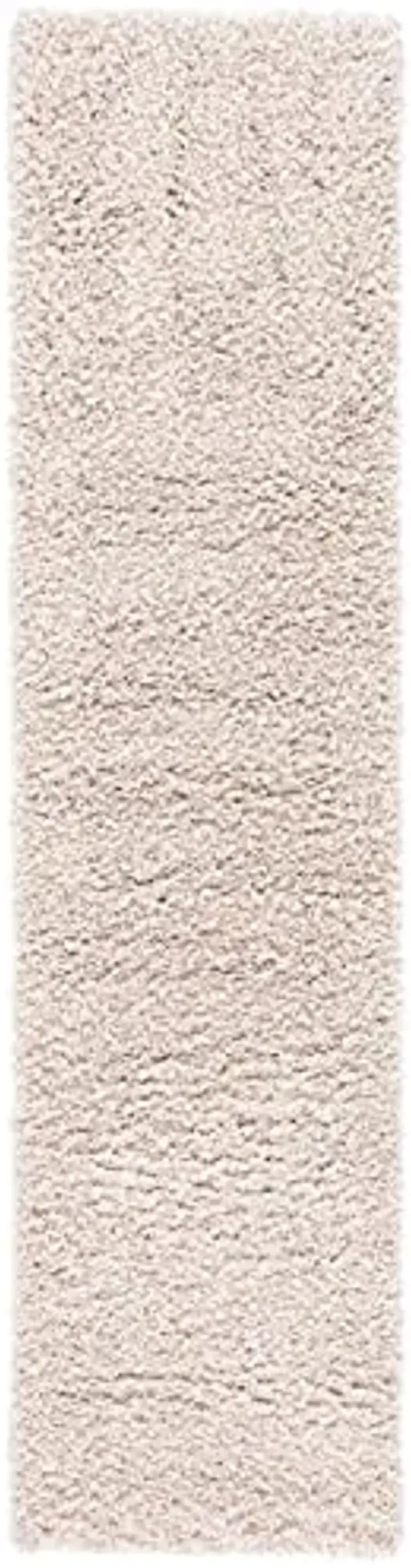 SAFAVIEH California Shag Collection Runner Rug - 2'3" x 7', Beige, Non-Shedding & Easy to Clean, Ultra Plush Thick Pile, Ideal for Hallway, Foyer, Entryway, Bedroom (SG151-1313)