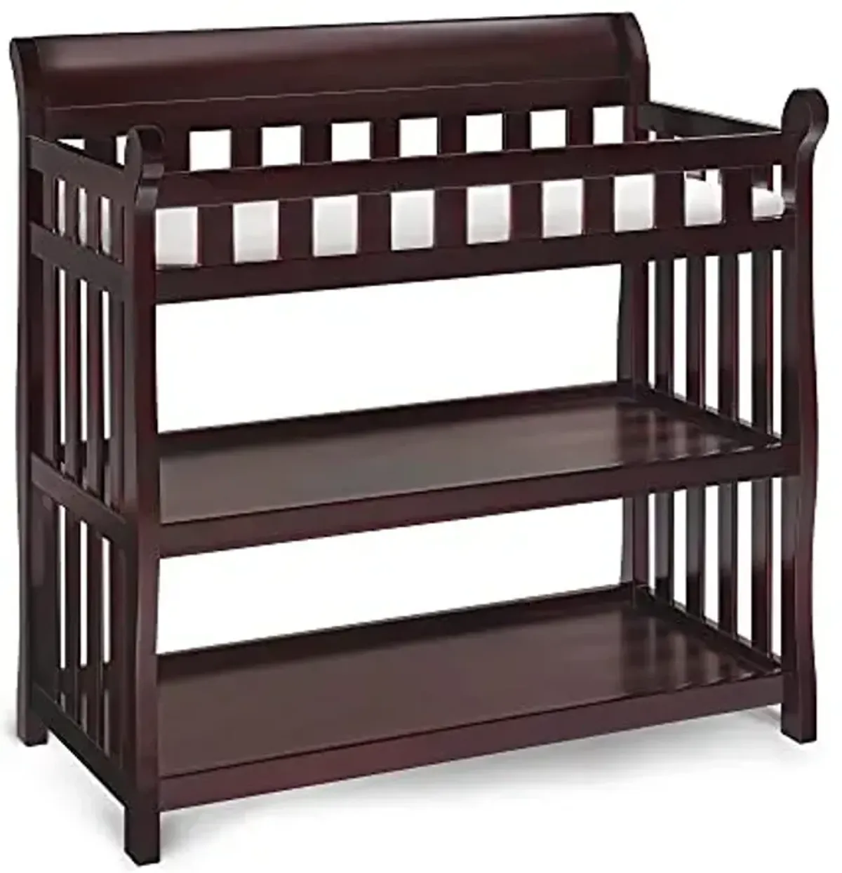 Delta Children Eclipse Changing Table with Changing Pad, Espresso Cherry