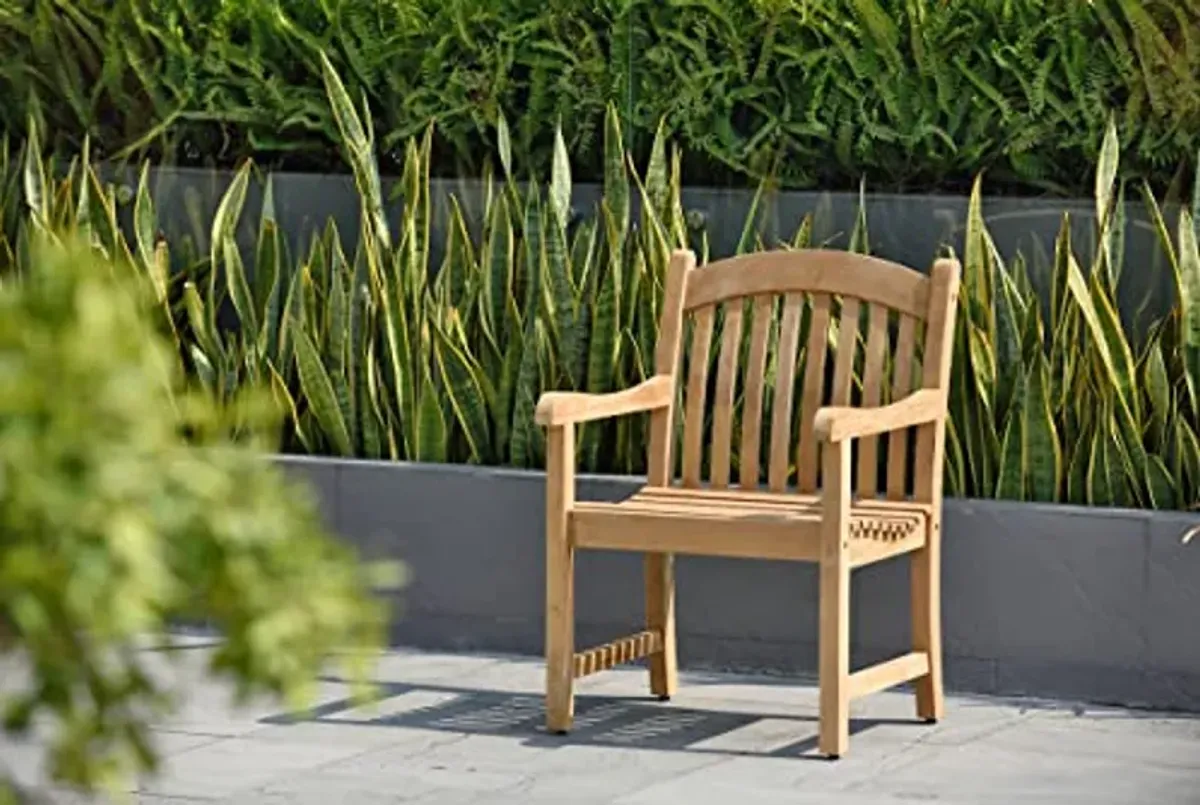 Amazonia Newcastle Patio Armchair | Certified Teak | Ideal for Outdoors