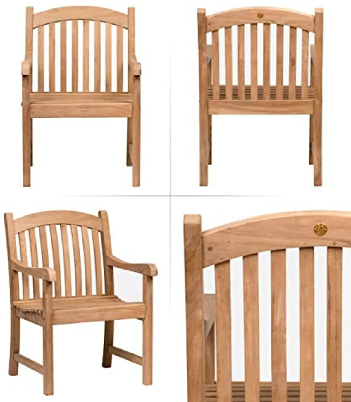 Amazonia Newcastle Patio Armchair | Certified Teak | Ideal for Outdoors