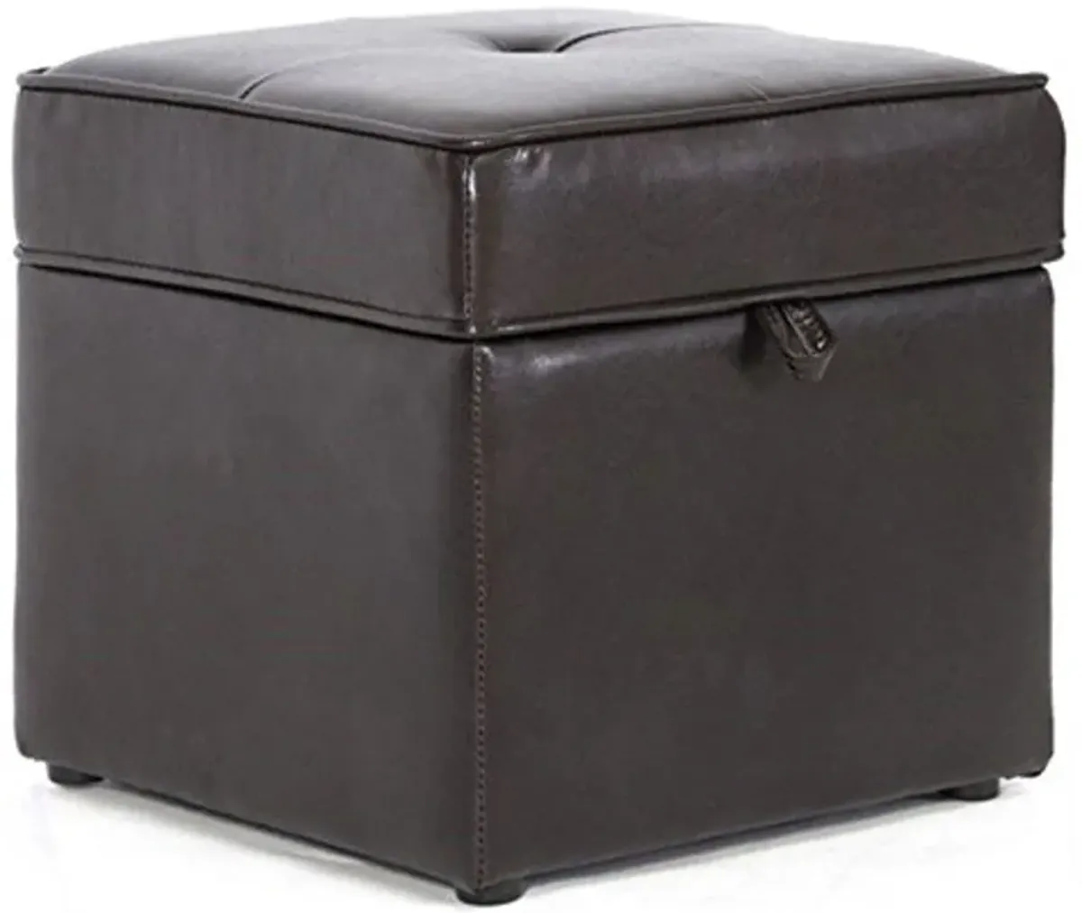 Baxton Studio Sydney Modern Ottoman Storage Ottoman, Brown