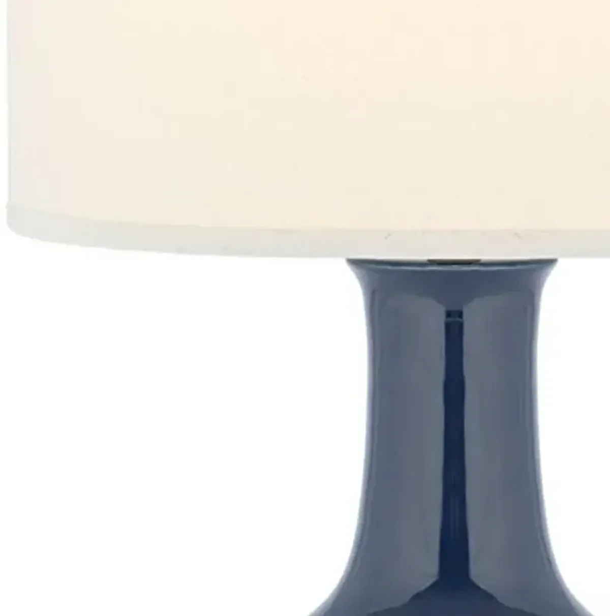 SAFAVIEH Lighting Collection Paris Modern Royal Blue Ceramic 28-inch Bedroom Living Room Home Office Desk Nightstand Table Lamp (LED Bulb Included)