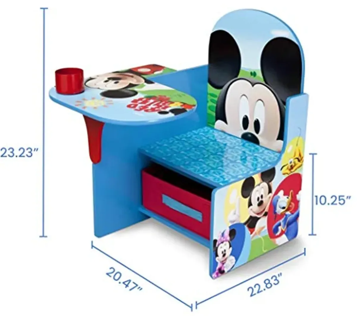 Delta Children Chair Desk With Storage Bin, Disney Mickey Mouse