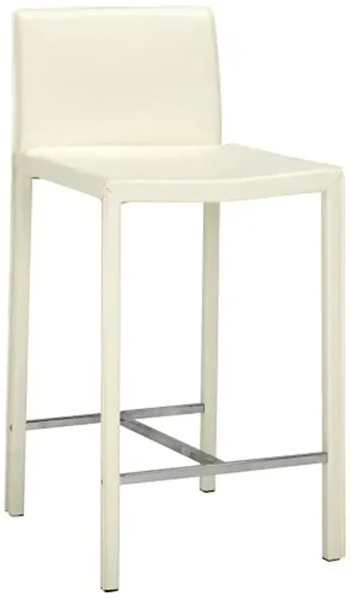 Safavieh Home Collection Jason White Leather 24-inch Counter Stool