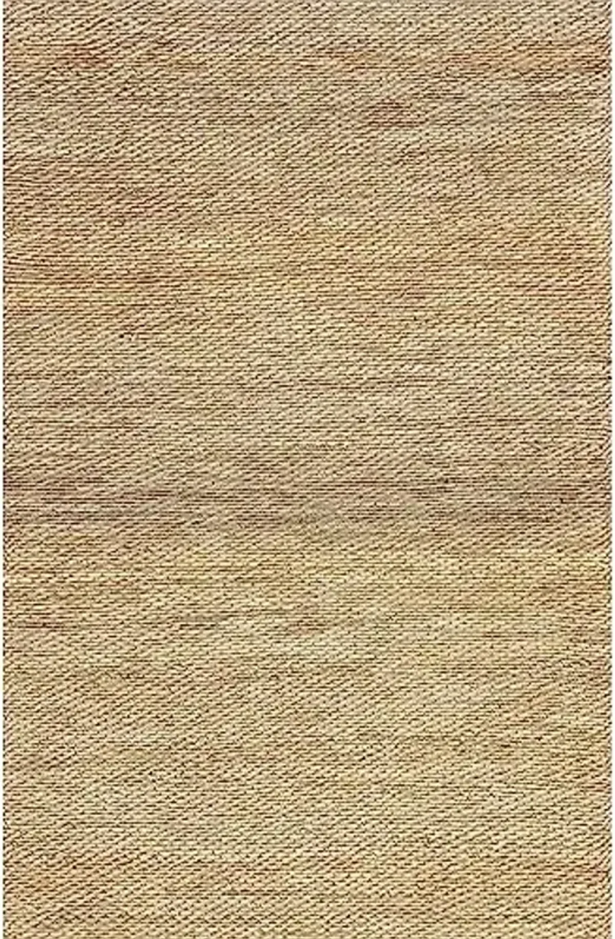 Nuloom Hailey Natural/Ivory, 8'6" x 11'6", Handwoven, Jute, Soft and Textured, High Traffic, Stain Resistant, Easy Clean, Durable Area Rug for Bedroom, Living Room, Dining Space, Den, Foyer, Entryway