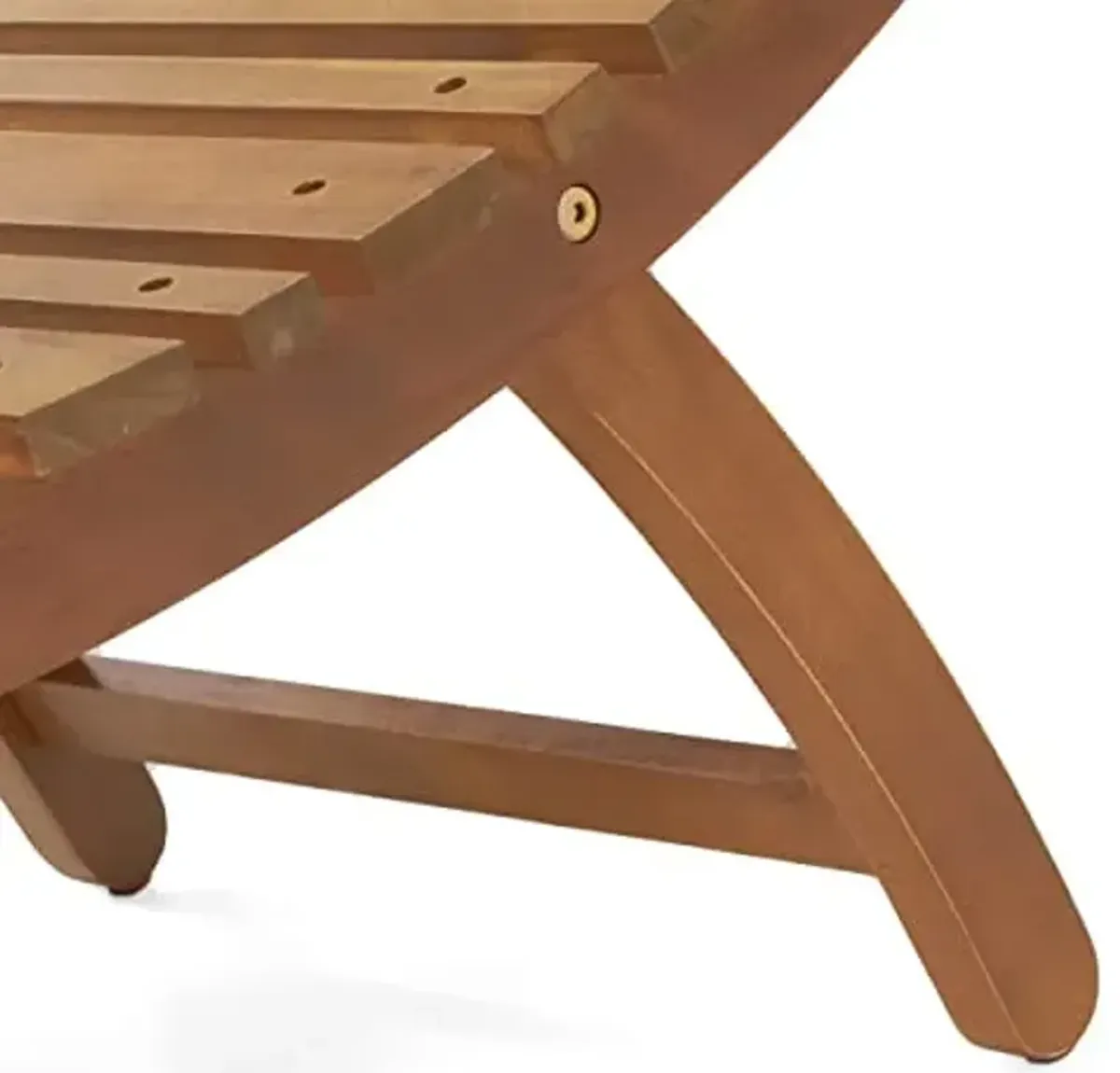 Christopher Knight Home Lahaina Wood Outdoor Chaise Lounge, Natural Yellow