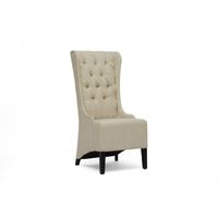 Baxton Studio BH-A32386-Beige-AC armchairs, 21.25L x 23W x 47.25H, Beige