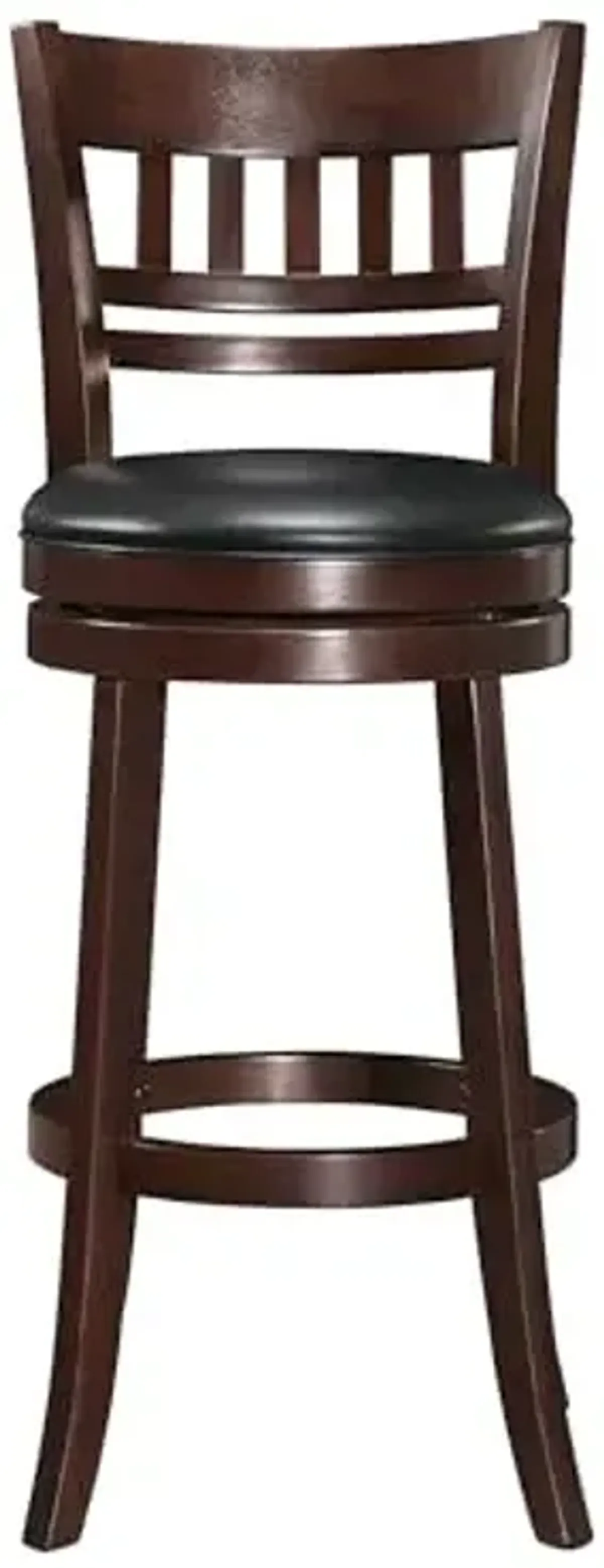 Homelegance Shapel Swivel Pub Height Barstool, 30"SH, Cherry (Lattice Back)