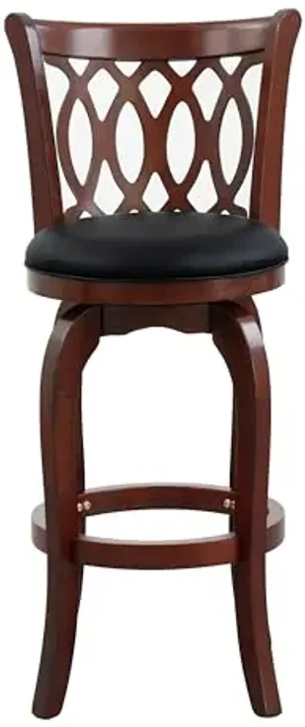 29" Shapel Pierced Back Barstool in Cherry finish By Homelegance NoPart: 1133-29S