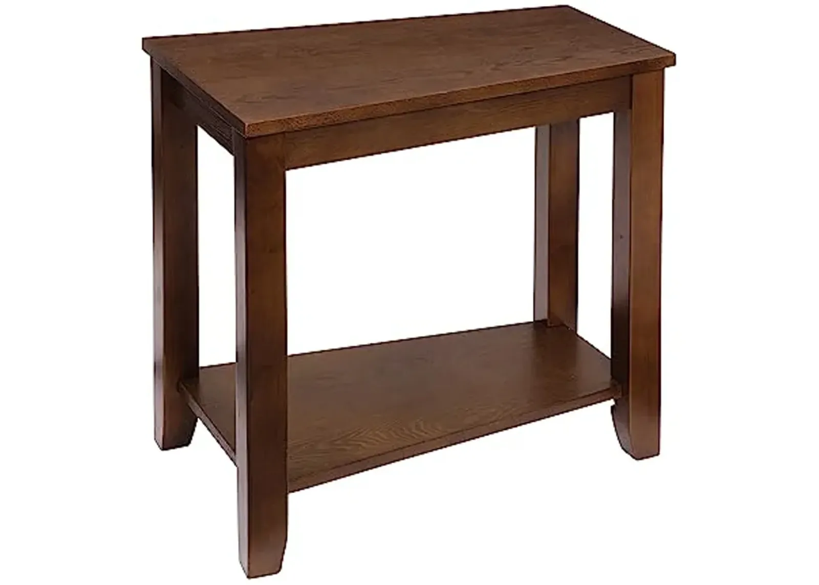 Homelegance Elwell Wedged Chairside Table Table, Espresso