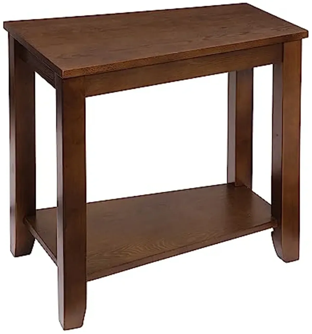 Homelegance Elwell Wedged Chairside Table Table, Espresso