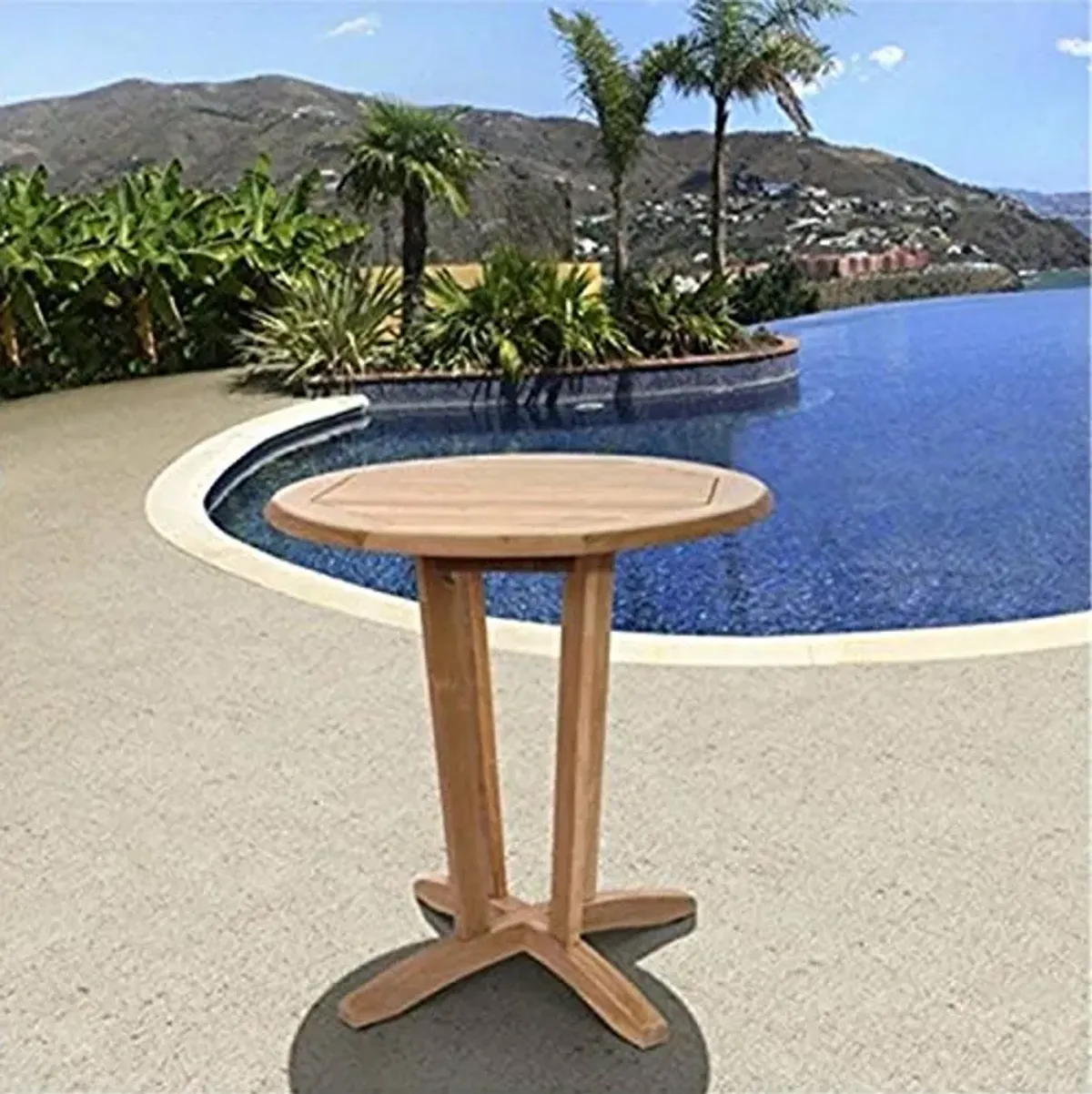 Amazonia International Home Miami Corp Nile Round Table in Teak