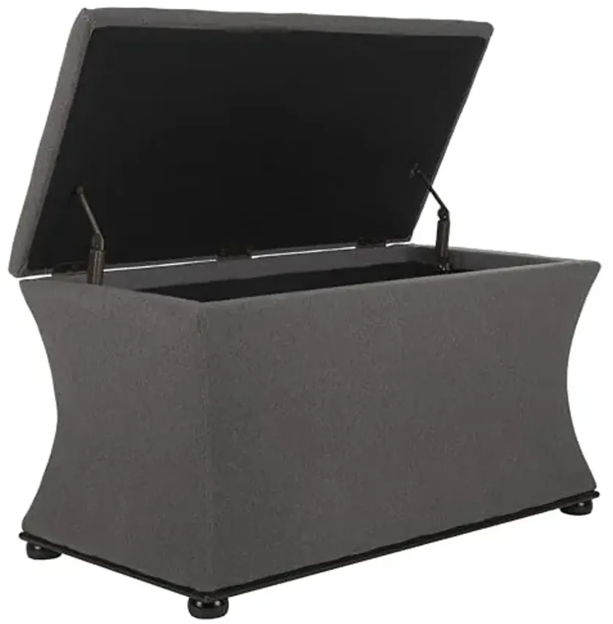 Safavieh Hudson Collection Aroura Storage Bench, Grey