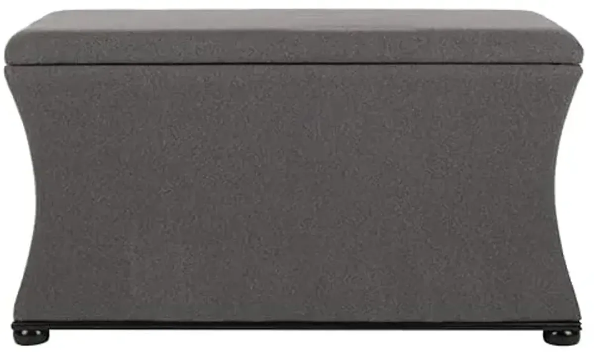 Safavieh Hudson Collection Aroura Storage Bench, Grey