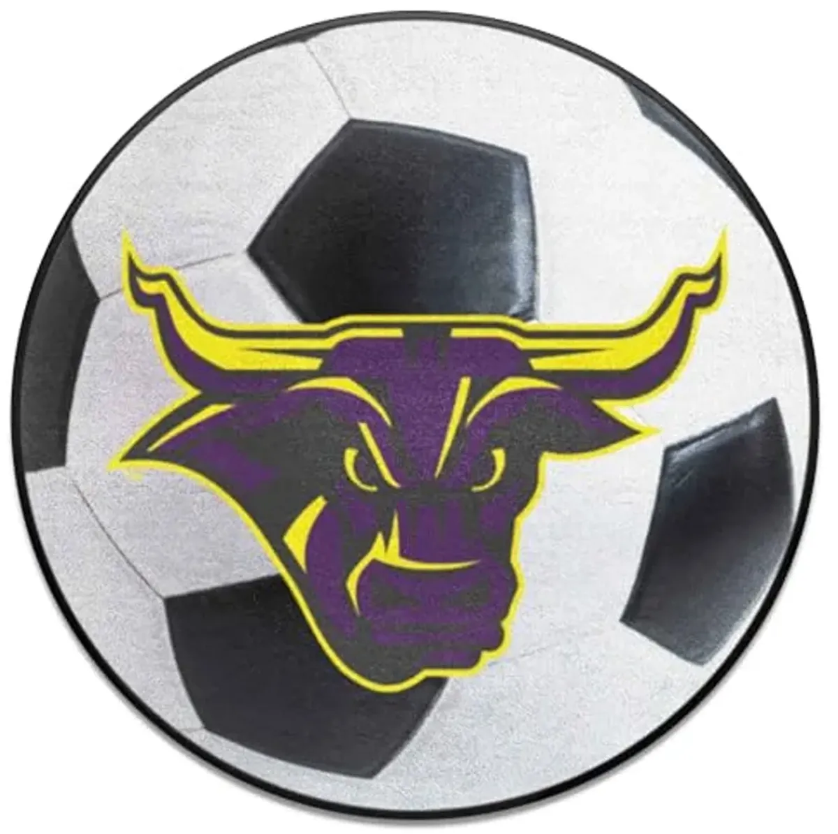 Fanmats 113 Minnesota State University Mankato Mavericks Nylon Soccer Ball Rug