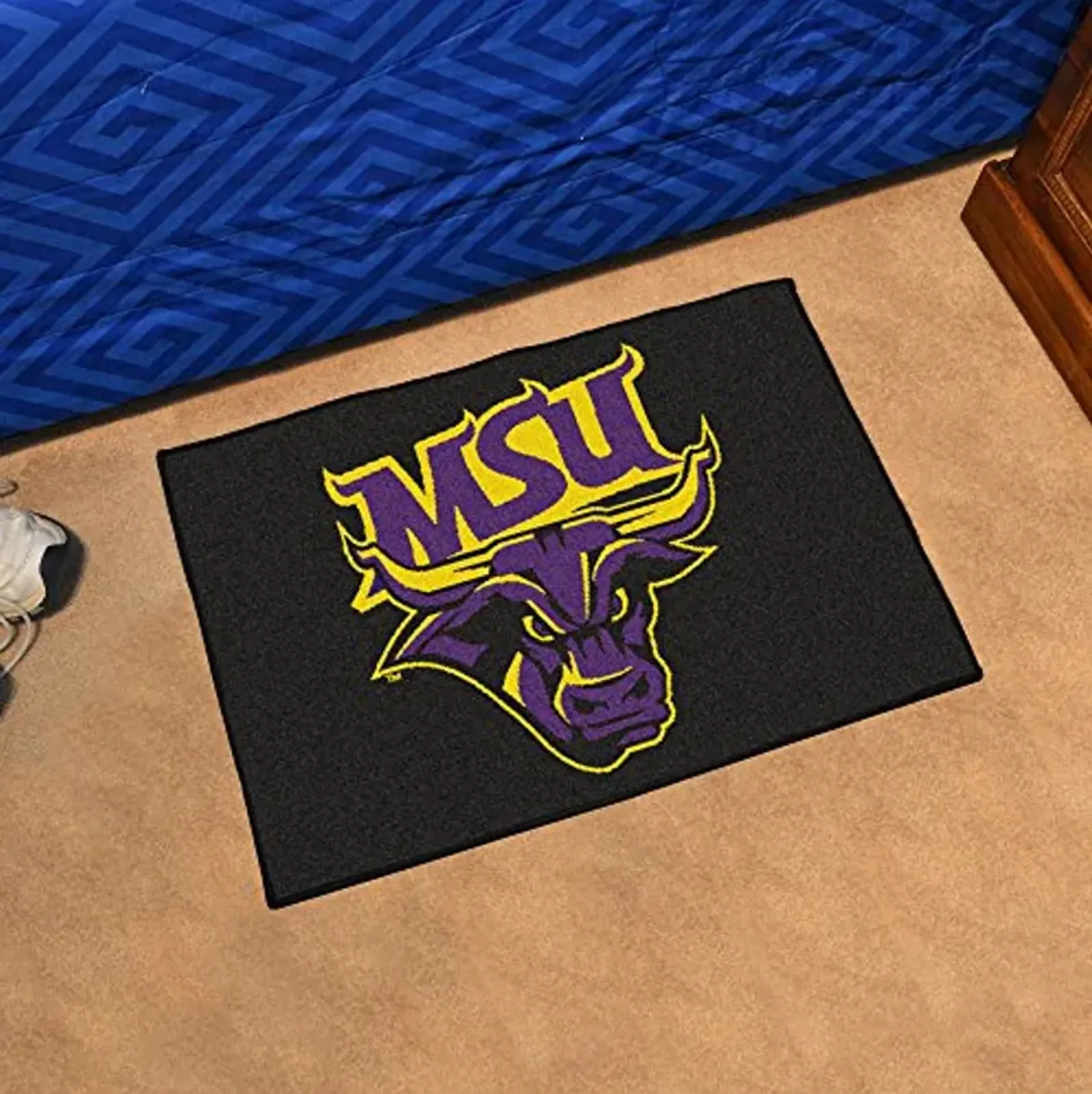 FANMATS 115 Minnesota State - Mankato Mavericks Starter Mat Accent Rug - 19in. x 30in. | Sports Fan Home Decor Rug and Tailgating Mat