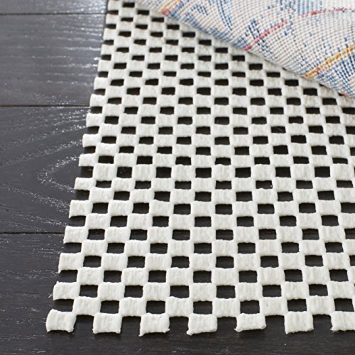 SAFAVIEH Non Slip Anti Skid Grippy Stay in place Rug Pad Under Carpet, Stable on all Hard Floors (8' Runner)