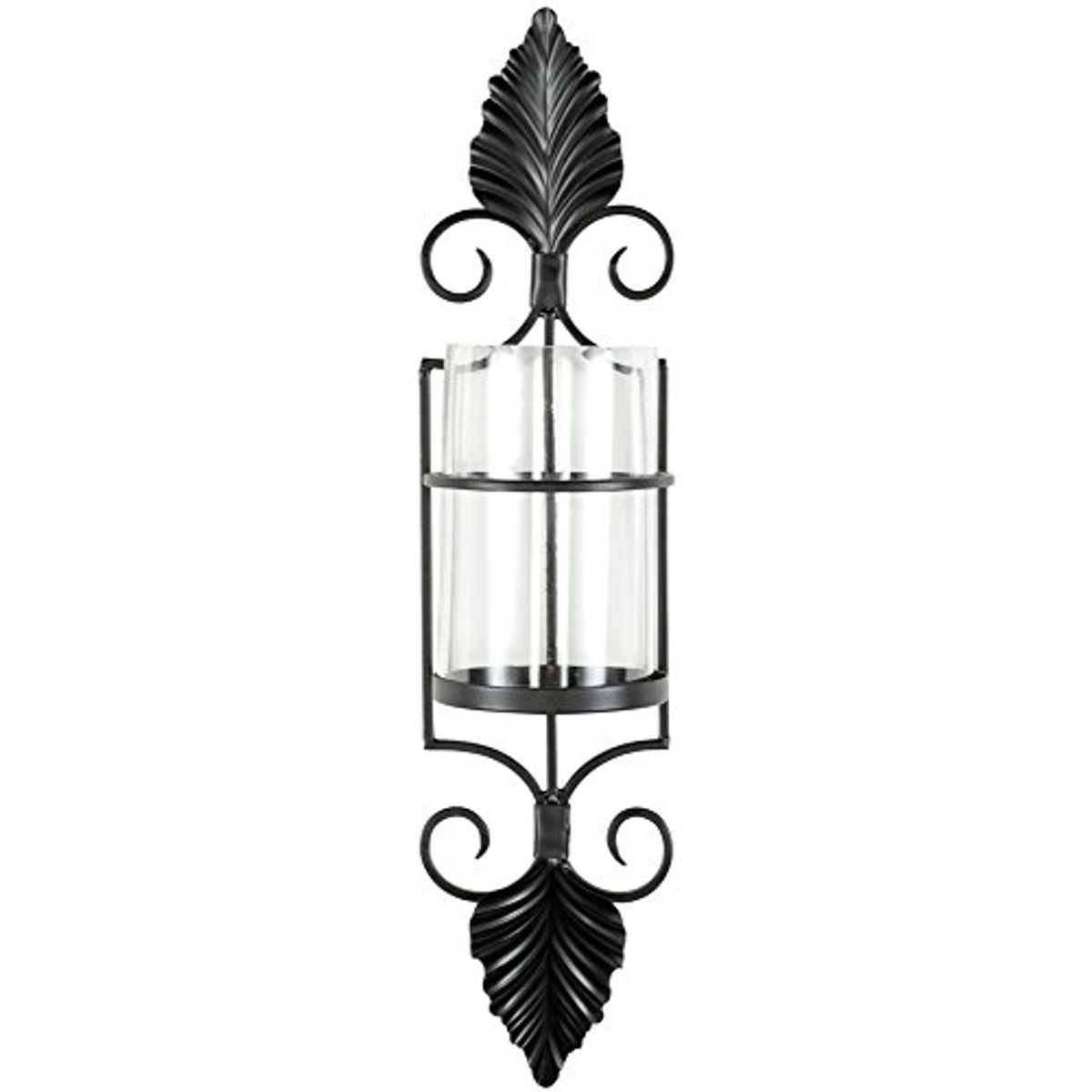 Safavieh Wall Art Collection Scrolled Leaves Candle Holder Wall Sconce