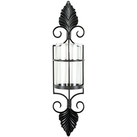 Safavieh Wall Art Collection Scrolled Leaves Candle Holder Wall Sconce