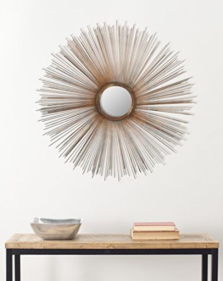 Safavieh Home Collection Sunburst Mirror, Copper