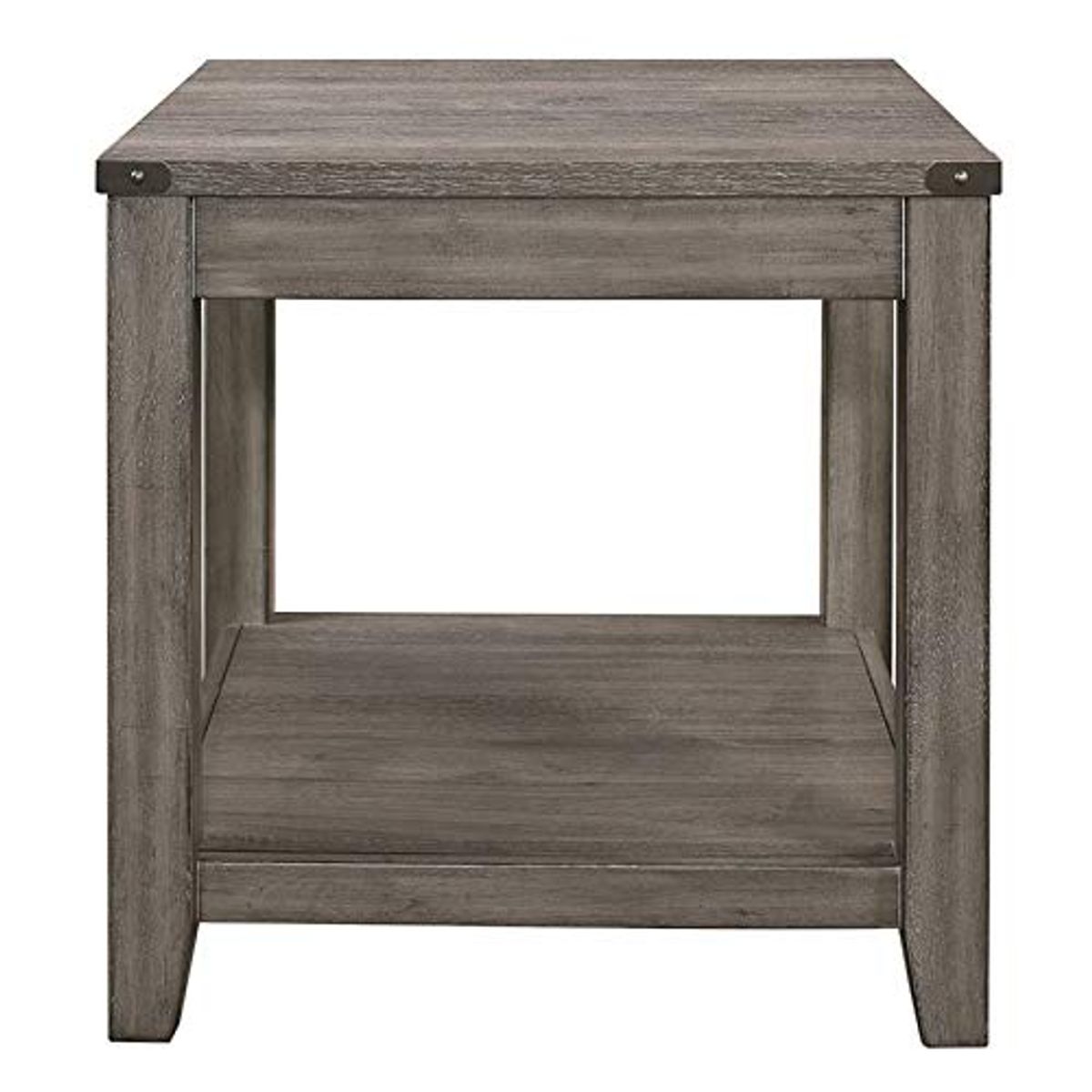 Homelegance 24" x 24" End Table, Grayish Brown