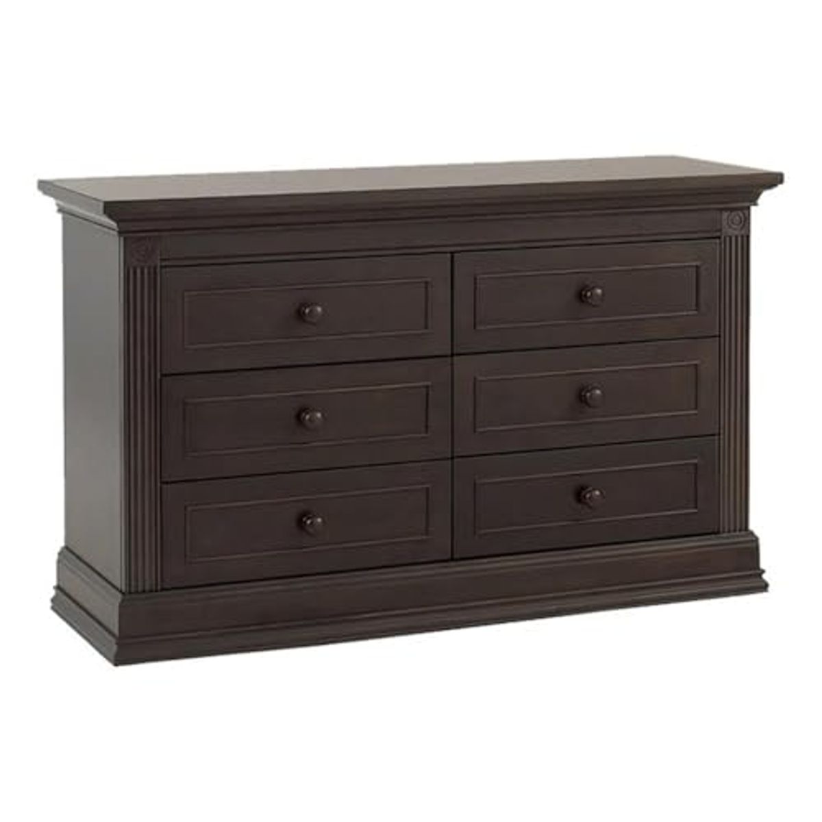 Baby Cache Montana 6 Drawer Dresser In Espresso