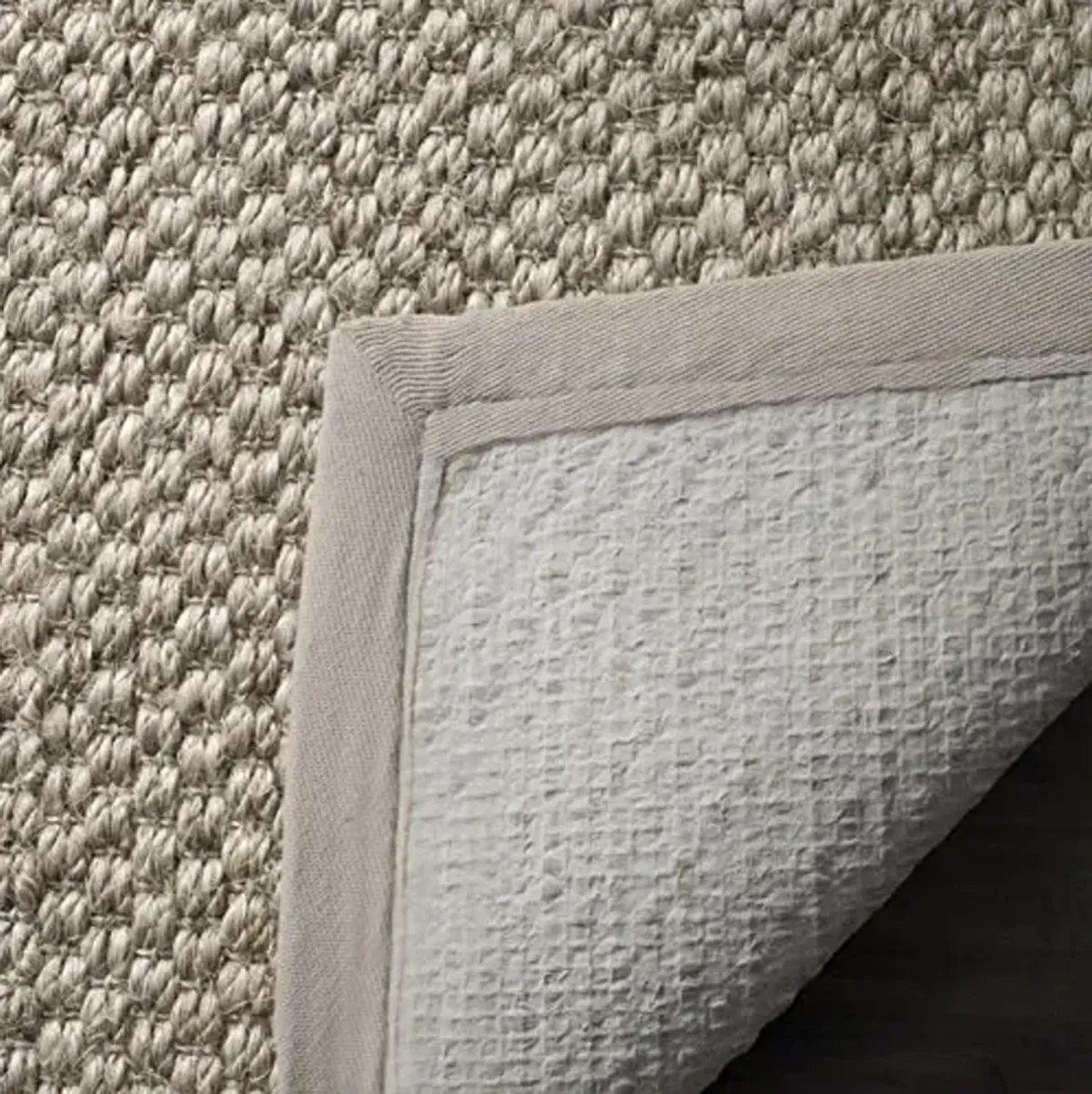 SAFAVIEH Natural Fiber Collection Area Rug - 8' x 11', Marble, Sisal Design, Easy Care, Ideal for High Traffic Areas in Living Room, Bedroom (NF525C)
