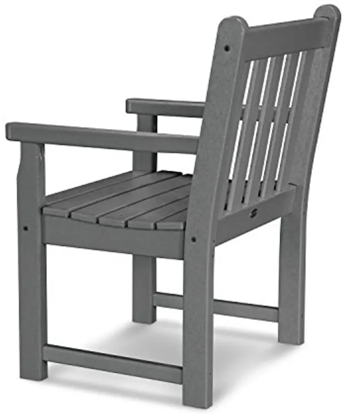 POLYWOOD® Traditional Garden Garden Chair, Slate Grey