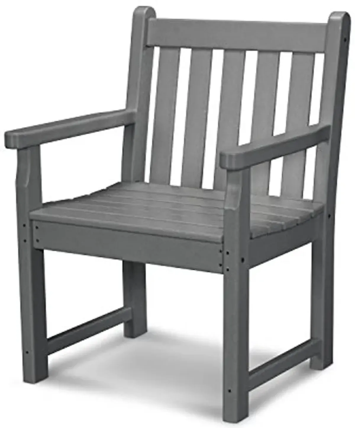 POLYWOOD® Traditional Garden Garden Chair, Slate Grey