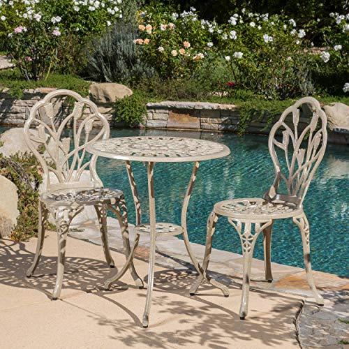 Christopher Knight Home Nassau Outdoor Vintage Style Cast Aluminum