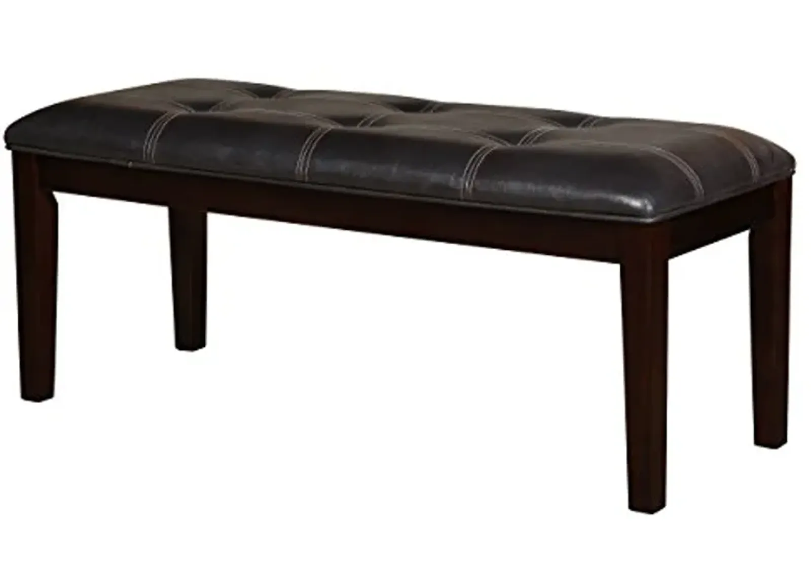 Homelegance Dining Bench, 49-Inch, Western, Dark Brown, Espresso Finish