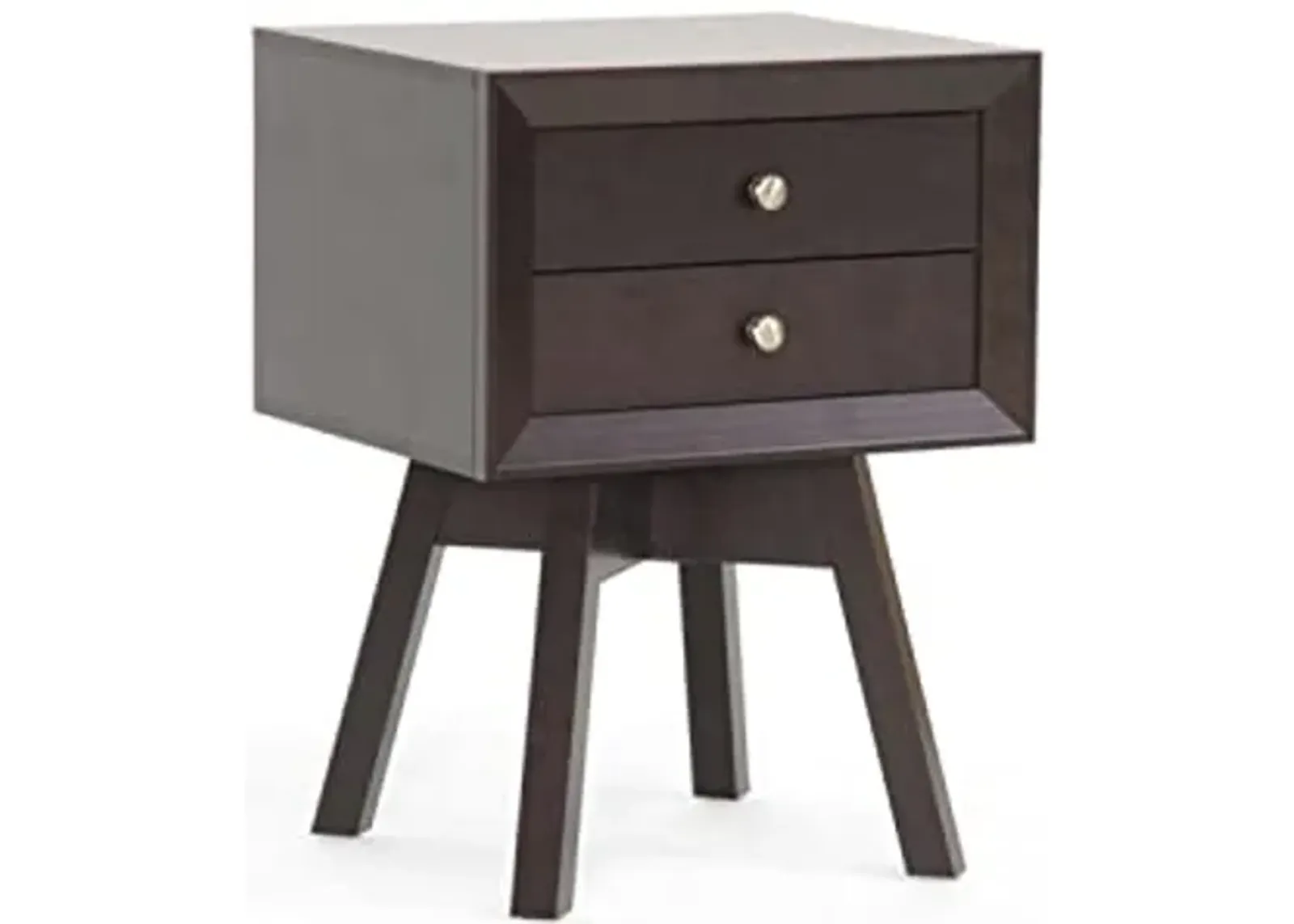 Baxton Studio Warwick Modern Accent Table and Nightstand, Brown