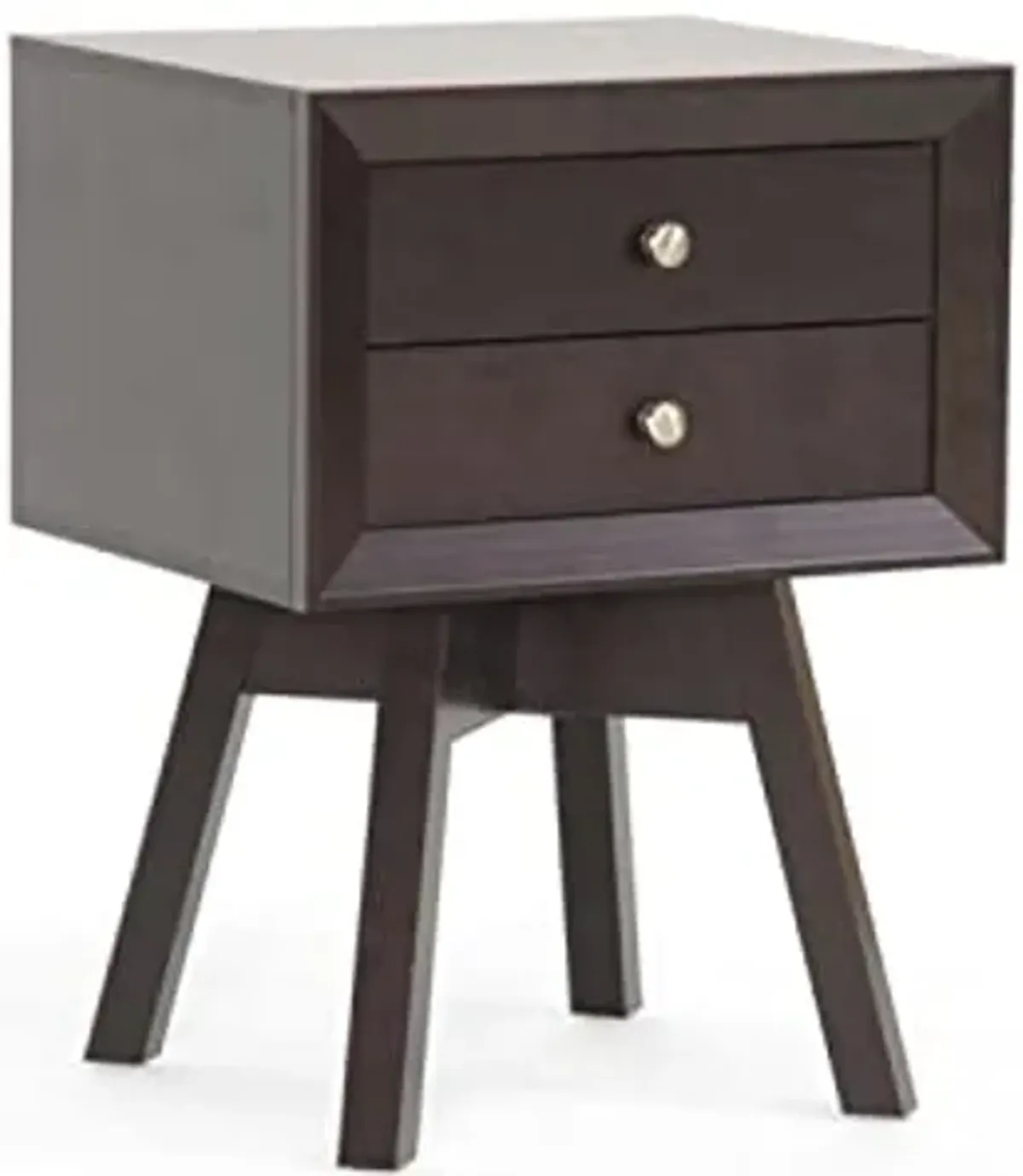 Baxton Studio Warwick Modern Accent Table and Nightstand, Brown