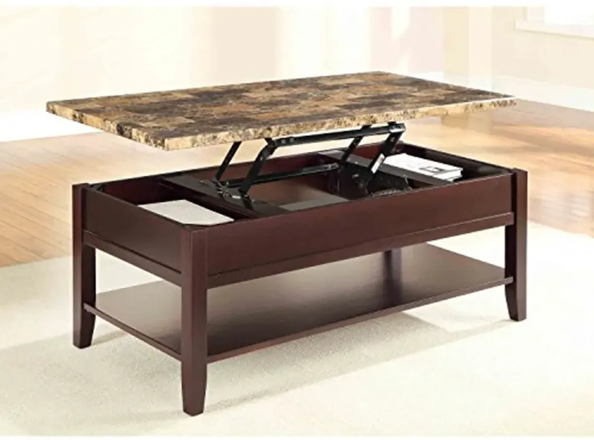 Homelegance Cocktail Table, Brown