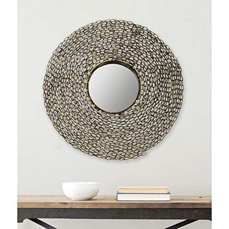 Safavieh Home Collection Jeweled Chain Mirror, Natural