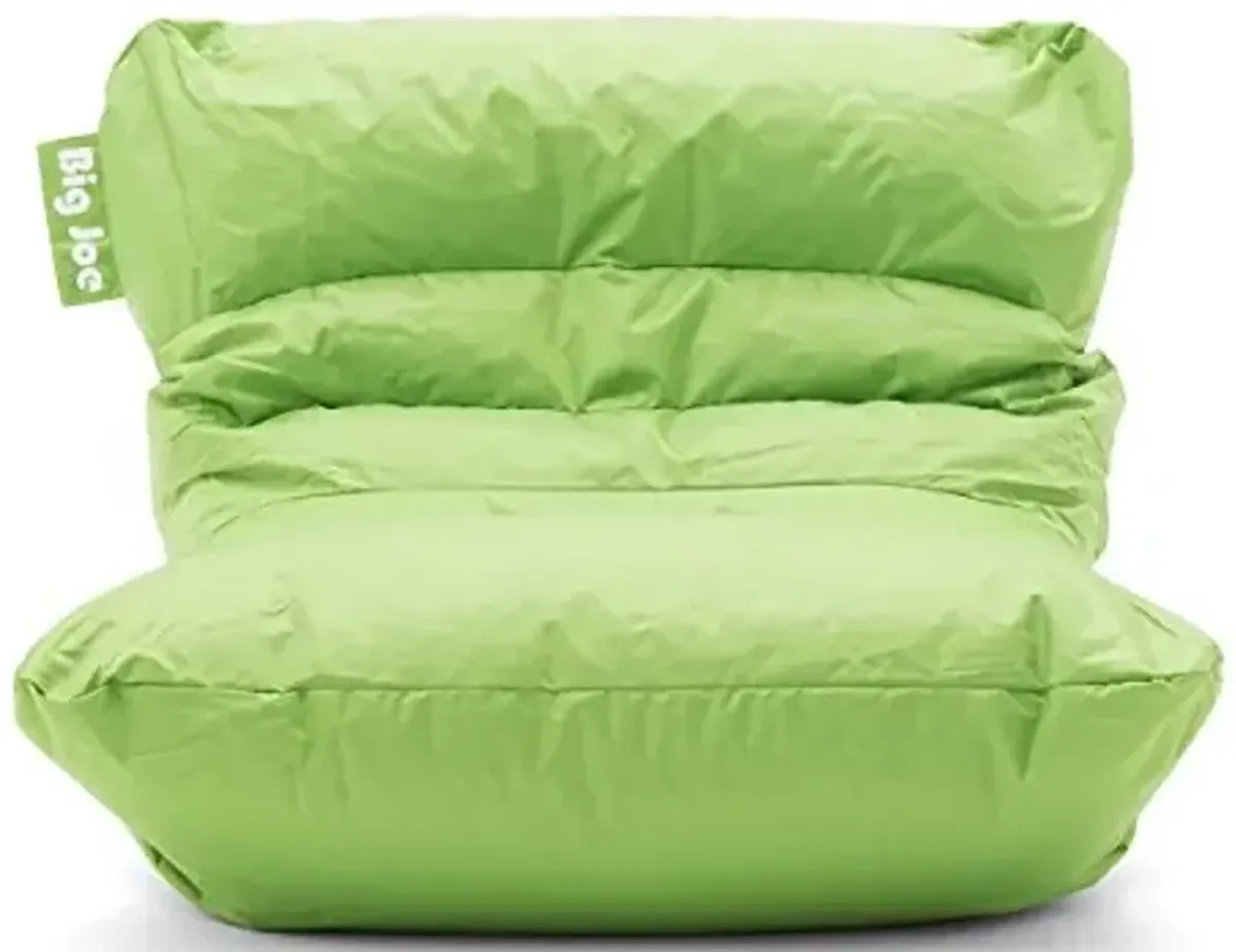 Big Joe Roma Bean Bag Chair, Spicy Lime Smartmax, Durable Polyester Nylon Blend, 3 feet