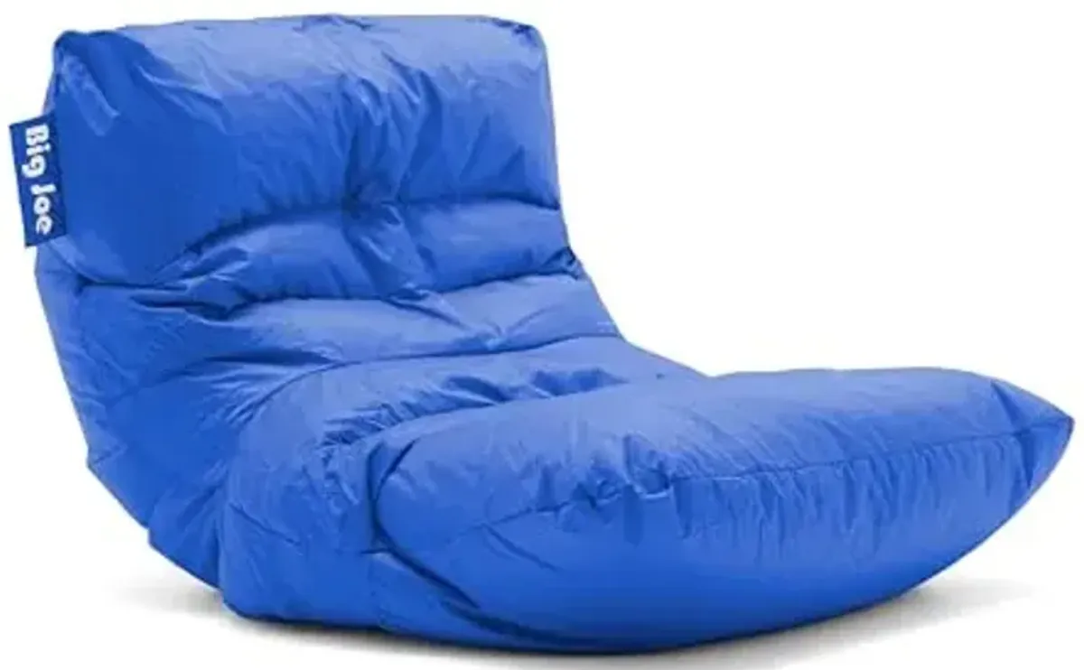 Big Joe Roma Bean Bag Chair, Sapphire Smartmax, Durable Polyester Nylon Blend, 3 feet
