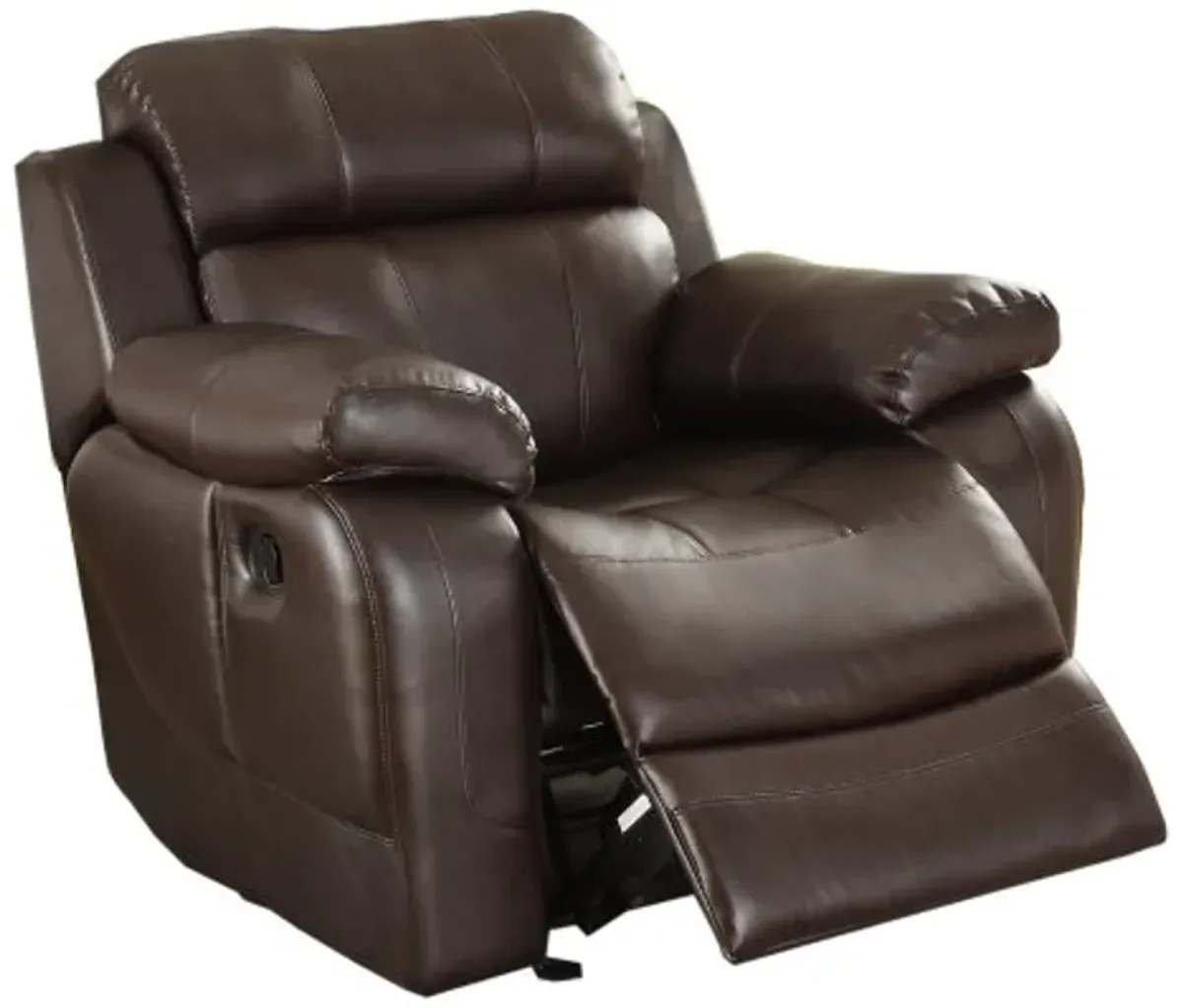 Weston Home Darrin Leather Rocker Recliner