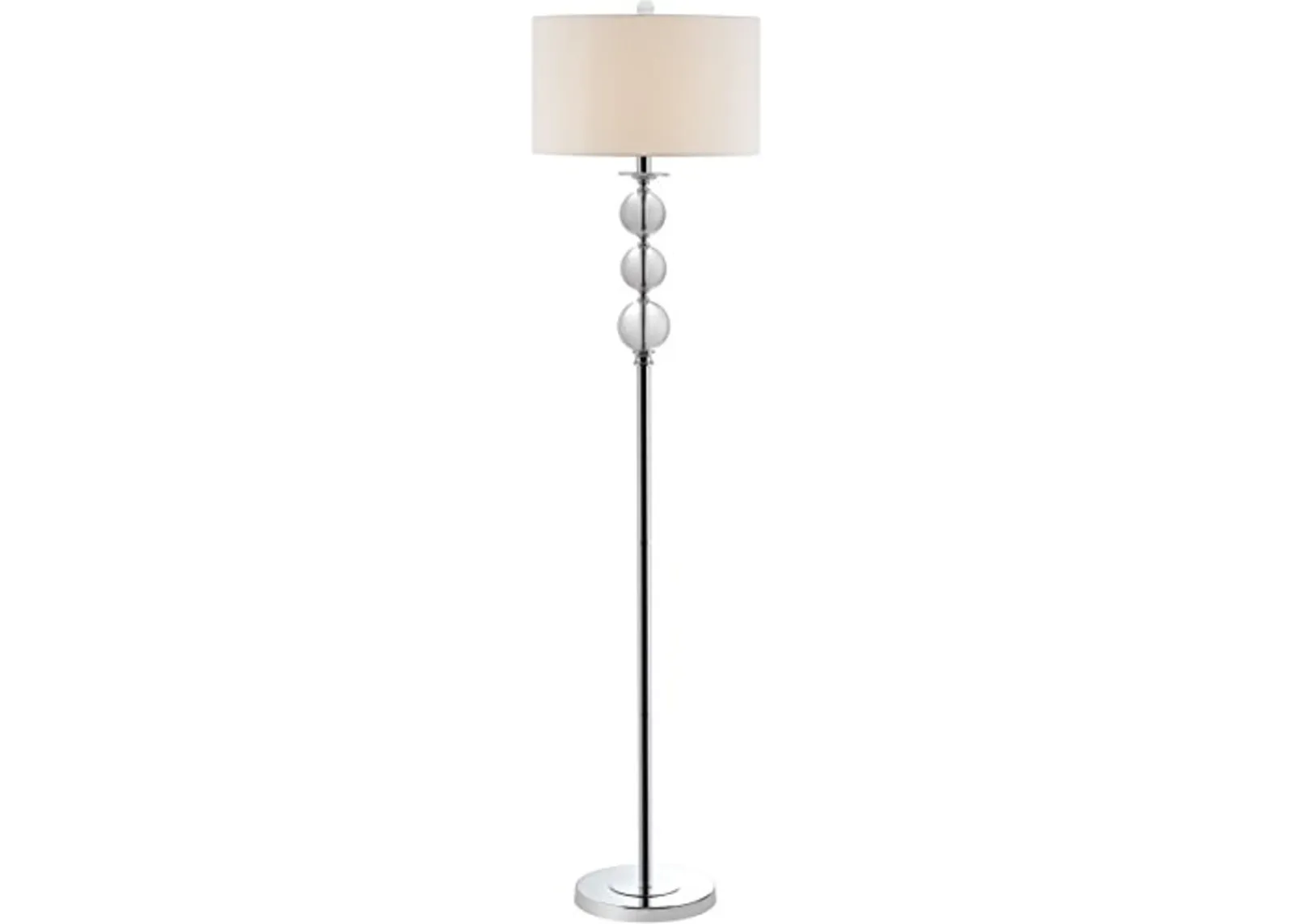 SAFAVIEH Lighting Collection Pippa Contemporary Glass Stacked Globe 62-inch Living Room Bedroom Home Office Standing Floor Lamp