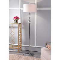SAFAVIEH Lighting Collection Pippa Contemporary Glass Stacked Globe 62-inch Living Room Bedroom Home Office Standing Floor Lamp