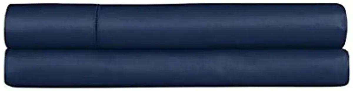 Ralph Lauren King Flat Sheet in Navy Sateen Sheeting 624 Thread Count