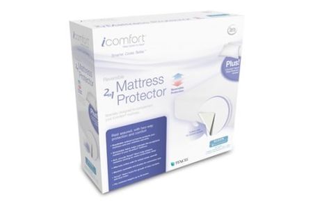 Serta iComfort Reversible 2-in-1 Reversable Mattress Protector with Pillow Protector, King