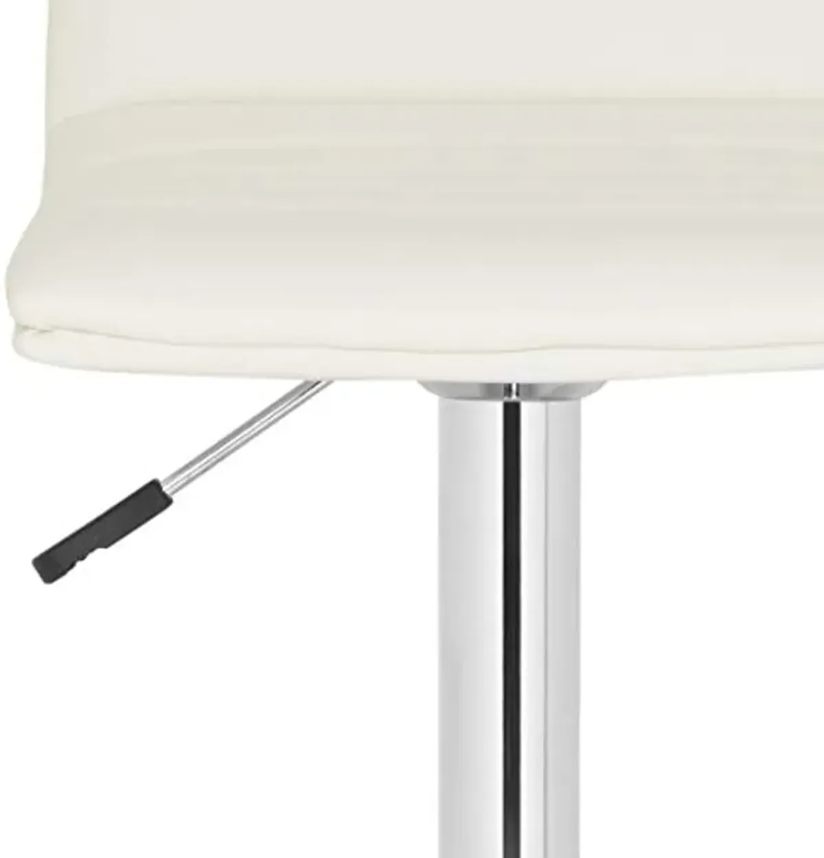 Safavieh Home Collection Arissa White Adjustable Swivel Gas Lift 23.8-29.9-inch Bar Stool