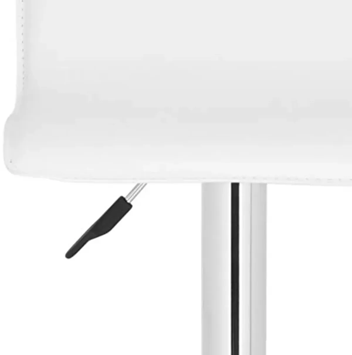 Safavieh Home Collection Magda White Adjustable Swivel Gas Lift 23.2-29.5-inch Bar Stool