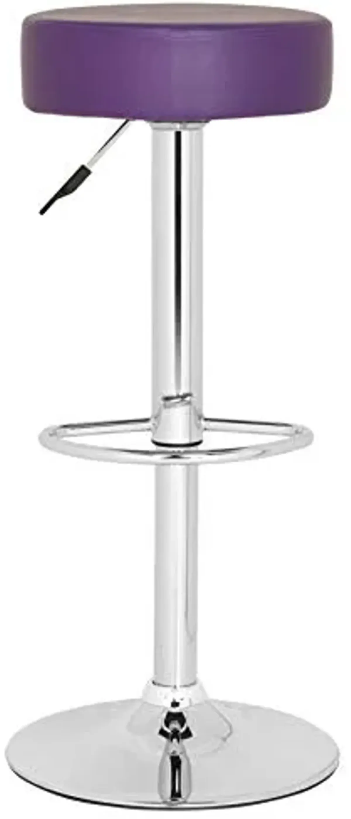 Safavieh Home Collection Jude Purple Adjustable Swivel Gas Lift 25.6-31.5-inch Bar Stool