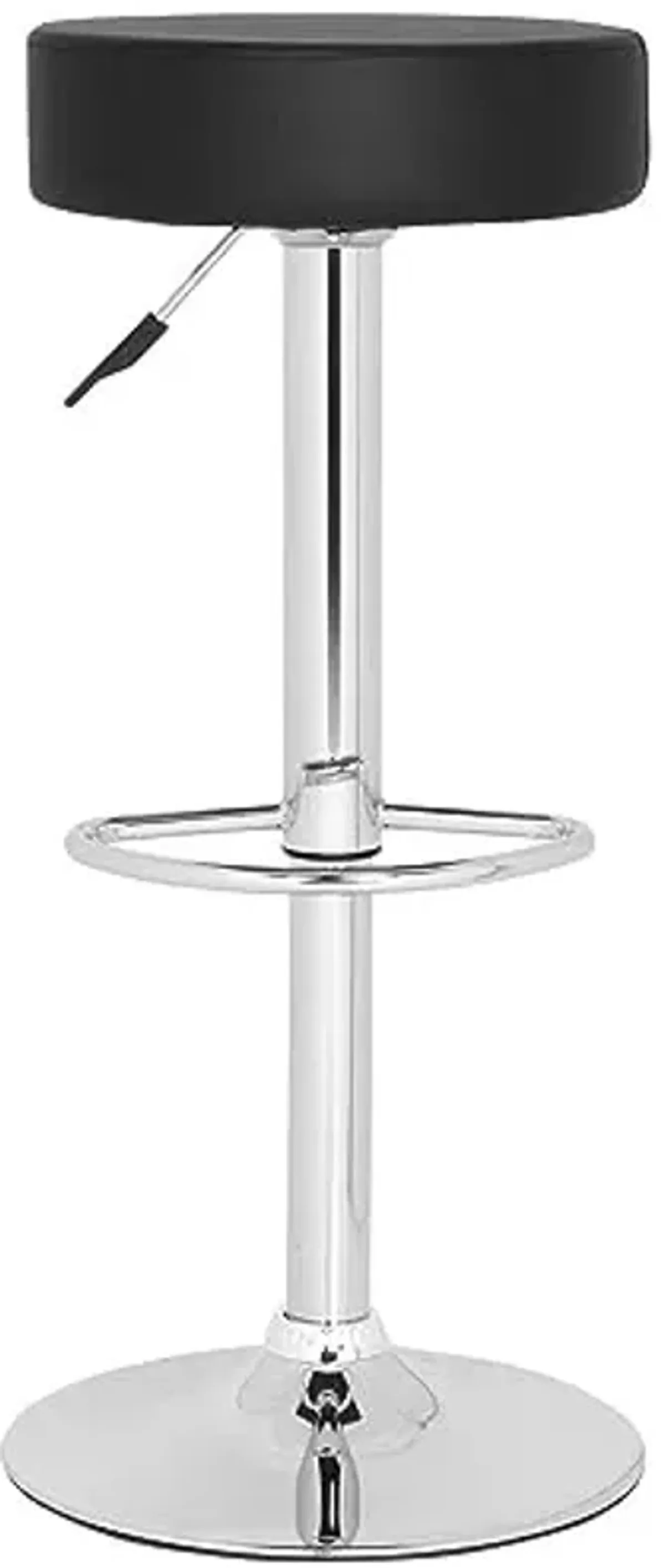 Safavieh Home Collection Jude Black Adjustable Swivel Gas Lift 25.6-31.5-inch Bar Stool