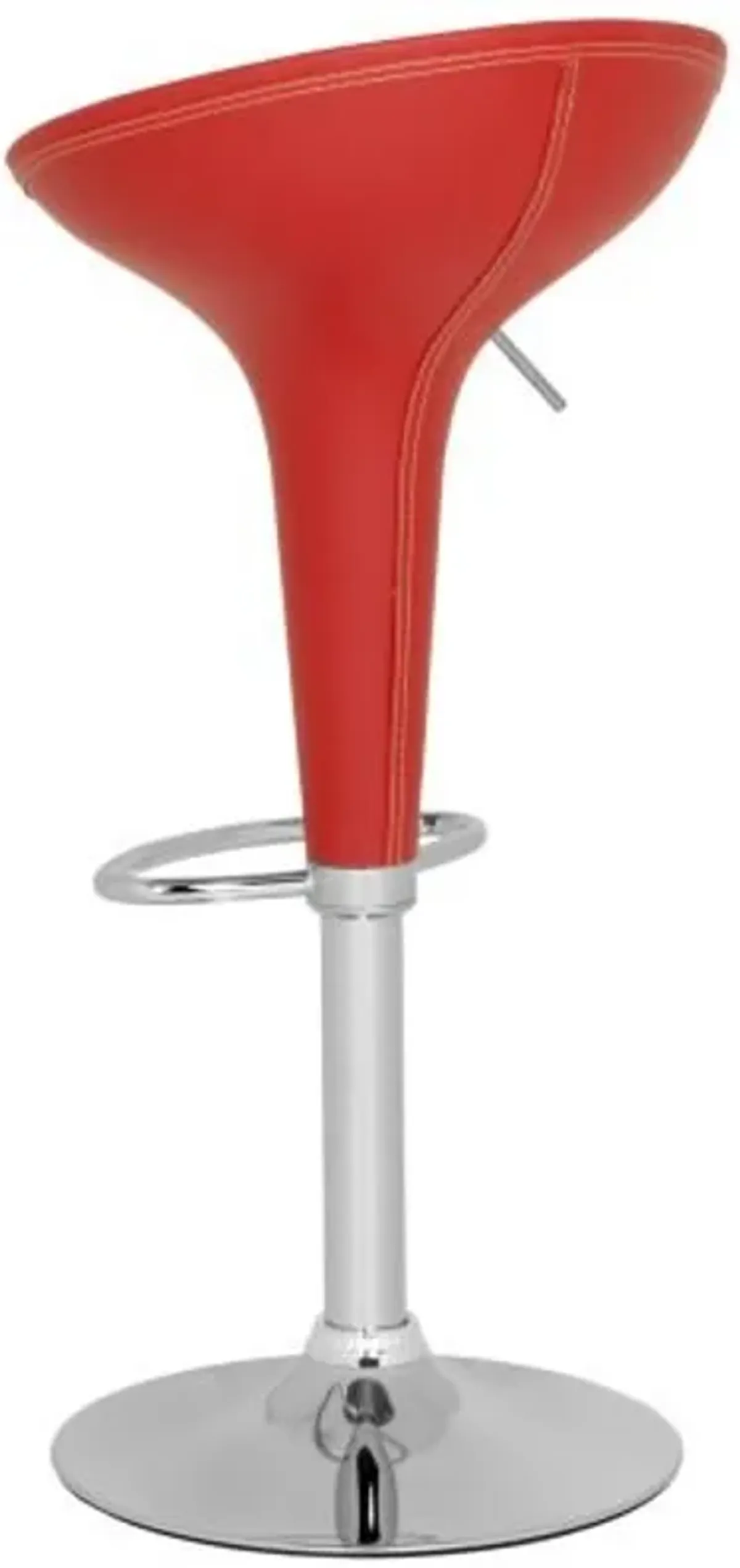 Safavieh Home Collection Shedrack Red Adjustable Swivel Gas Lift 23.2-31.7-inch Bar Stool