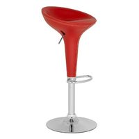 Safavieh Home Collection Shedrack Red Adjustable Swivel Gas Lift 23.2-31.7-inch Bar Stool